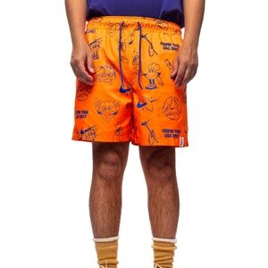 Nike Club Shorts Total Orange
